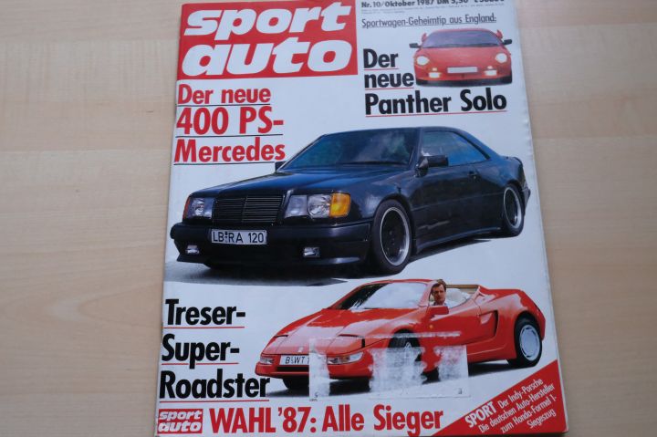 Deckblatt Sport Auto (10/1987)